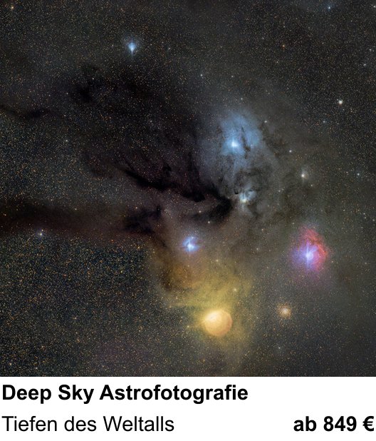 Lichtstarker Fotoworkshop rund um Deep Sky Astrofotografie: Tiefen des Weltalls