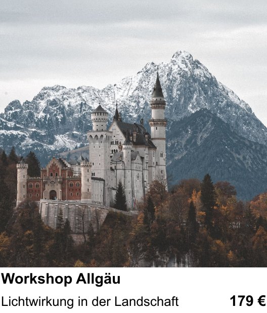 Lichtstarker Fotoworkshop rund um Workshop Allgäu: Lichtwirkung in der Landschaft